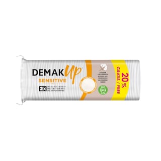 DEMAKUP | Δίσκοι Ντεμακιγιάζ Sensitive 60+12 Τεμάχια Δώρο