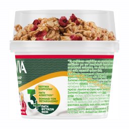 ACTIVIA | Επιδόρπιο Γιαουρτιού Fiber Γκρανόλα Κόκκινα Φρούτα 165g