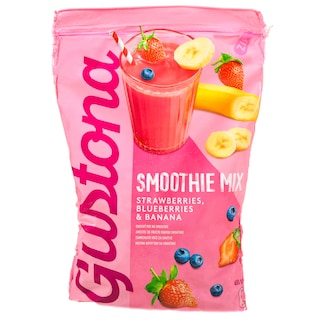 GUSTONA | Μείγμα Φρούτων Φράουλα Μπανάνα Μύρτιλο Κατεψυγμένα 400g