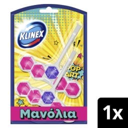 KLINEX | WC Block Pop Art Μανόλια 2x50g