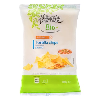 NATURES PROMISE BIO | Τσιπς Τορτίγια Bio Αλάτι 150g