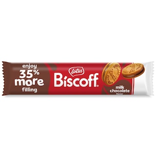 LOTUS | Μπισκότα Γεμιστά Biscoff Σοκολάτα Γάλακτος 154g