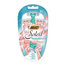 BIC | Ξυραφάκια Miss Soleil Sensitive Aqua 3 Τεμάχια