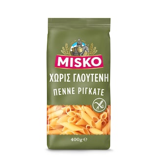 MISKO | Μακαρόνι Πέννε Ριγκάτε Χωρίς Γλουτένη 400g