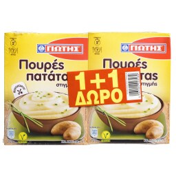 ΓΙΩΤΗΣ | Πουρές Πατάτας Στιγμής 125g 1+1 Δώρο