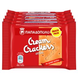 CREAM CRACKERS | Crackers Wheat 5x43g