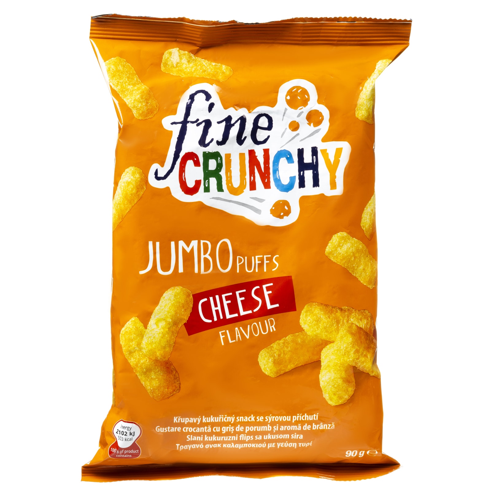 FINE CRUNCHY Τυρογαριδάκια Jumbo 90g