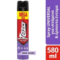 TEZA | Εντομοκτόνο Spray Universal 2σε1 Ιπτάμενα & Έρποντα 580ml