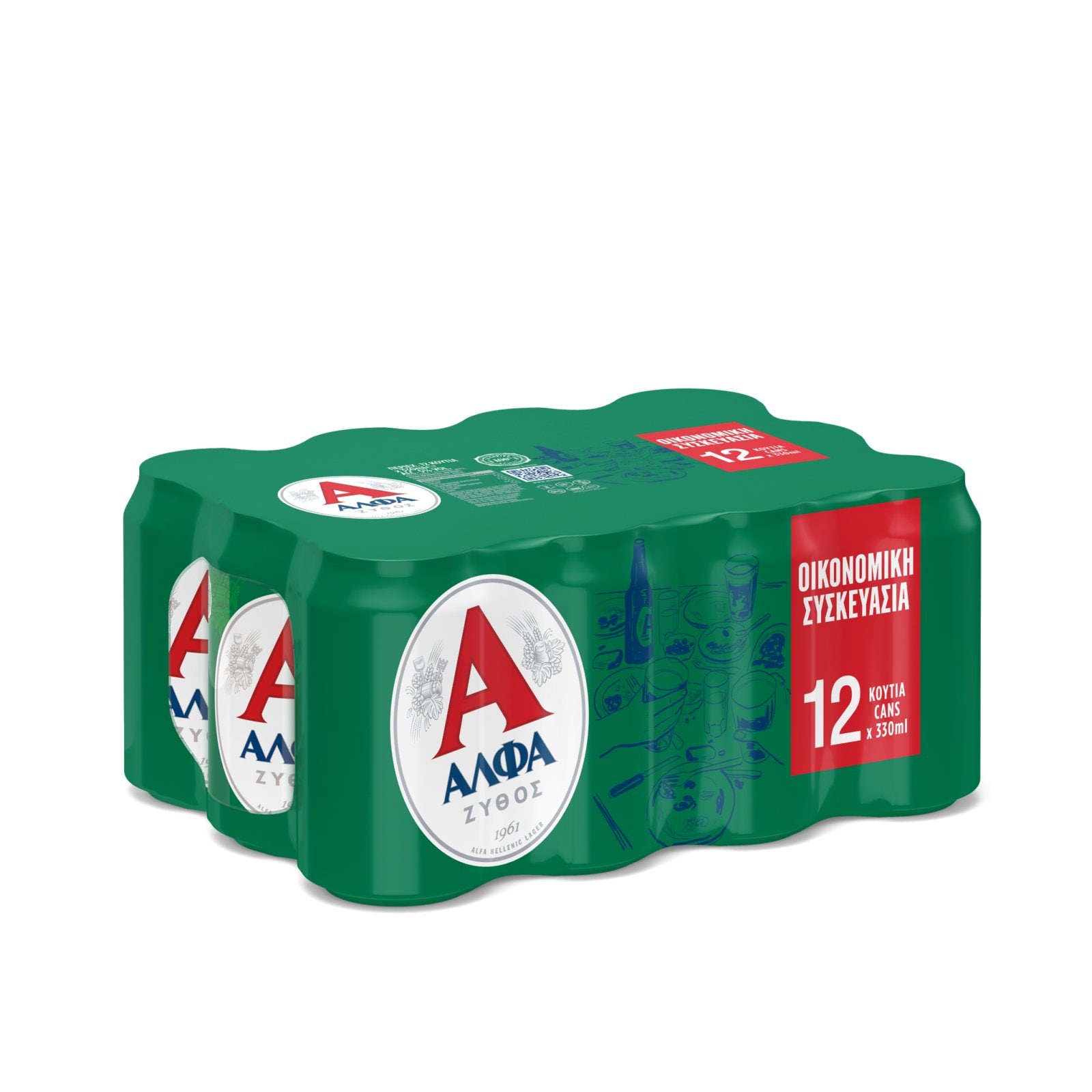 Μπύρα Lager Κουτί 12x330ml