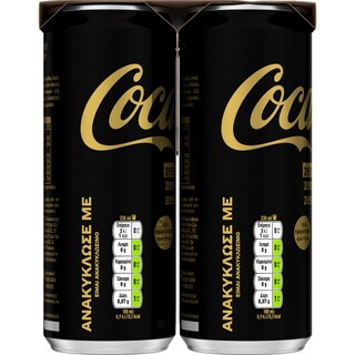 COCA COLA | ZERO | Soft Drink Zero Caffeine Free 6x330ml