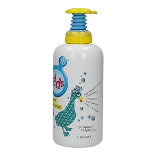 ΑΒ KIDS | ΠΑΙΔΙΚΟ ΣΑΜΠΟΥΑΝ ΚΑΙ ΑΦΡΟΛΟΥΤΡΟ RASPBERRY 1.000 ML