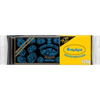 ΠΑΥΛΙΔΗΣ | Σοκολάτα Υγείας 70% Κακάο 4x30g