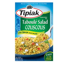 TIPIAK | Ταμπουλέ Κους Κους με Λεμόνι Μέντα 2x125g