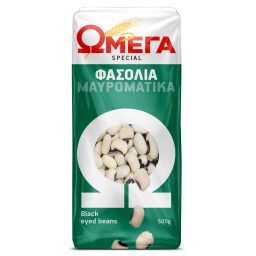ΩΜΕΓΑ | Φασόλια Μαυρομάτικα 500g