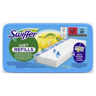 SWIFFER | Υγρά Πανάκια Citrus Fresh Ανταλλακτικά 10 Τεμάχια