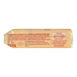 PRESIDENT | Τυρί Cheddar Emmental Burger Φέτες 200g