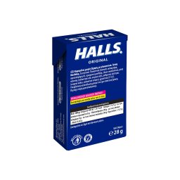 HALLS | Καραμέλες Original Μενθόλη & Ευκάλυπτος 28g