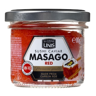 - | Χαβιάρι Κόκκινο Masago Red 80g