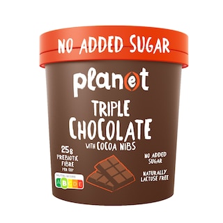 PLANET | Παγωτό Triple Chocolate 0% Ζάχαρη 250g
