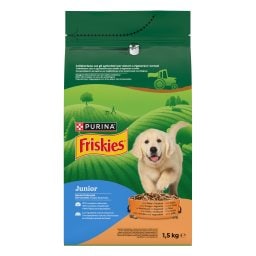 FRISKIES | Σκυλοτροφή Junior Κοτόπουλο Λαχανικά 1.5kg