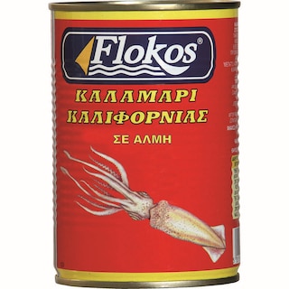 FLOKOS | Καλαμάρι Καλιφόρνιας Σε Άλμη 222g