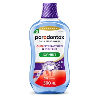 PARODONTAX | Στοματικό Διάλυμα Gum Strengthen Protect Icy Mint 500ml