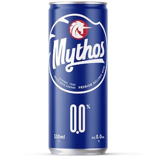 MYTHOS | Μπύρα 0.0% Χωρίς Αλκοόλ Κουτί 330ml
