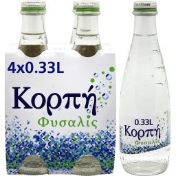ΚΟΡΠΗ | Ανθρακούχο Νερό Φυσικό Μεταλλικό 4x330ml