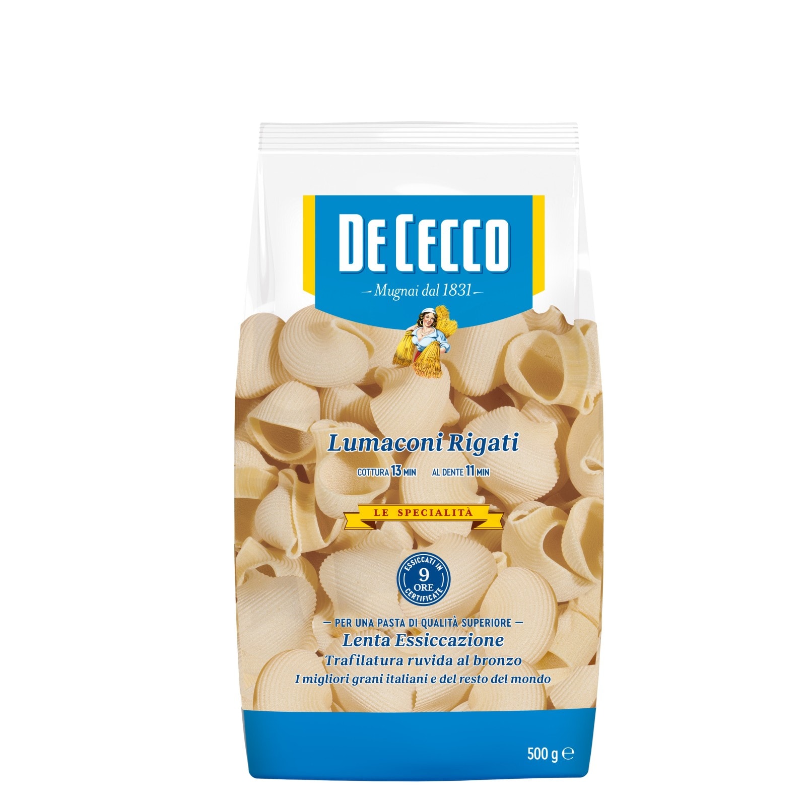 DE CECCO Lumaconi Rigati Νο123 500g