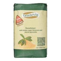 ONSTEVIA | Γλυκαντικό Καστανή Ζάχαρη Στέβια 1kg