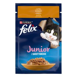 FELIX | Γατοτροφή AGAIL Junior με Κοτόπουλο σε Ζελέ 85g