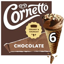 CORNETTO | Παγωτό Πύραυλος Σοκολάτα 6x60g
