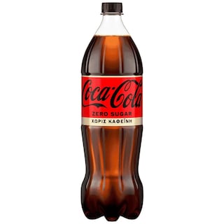 COCA COLA | Αναψυκτικό Cola Zero Χωρίς Καφεΐνη 1.5lt