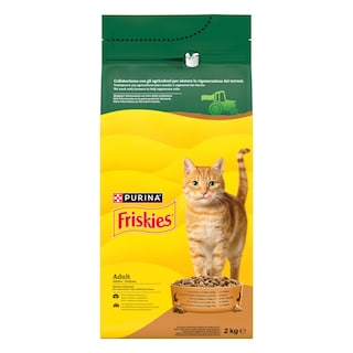 FRISKIES | Ξηρά Τροφή Γάτας Κοτόπουλο & Γαλοπούλα με Λαχανικά 2kg