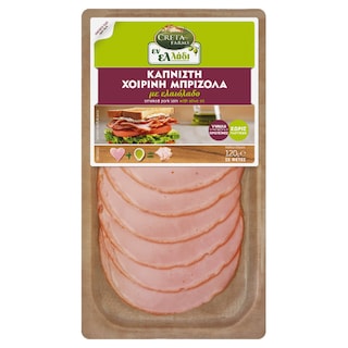 CRETA FARMS | ΕΝ ΕΛΛΑΔΙ | Μπριζόλα Χοιρινή Καπνιστή Φέτες 120g