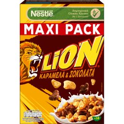 LION | Δημητριακά Ολικής Άλεσης Καραμέλα Σοκολάτα 560g
