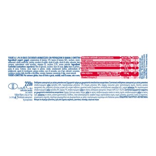 DANONE | Επιδόρπιο Γιαουρτιού Μπανάνα 2x110g