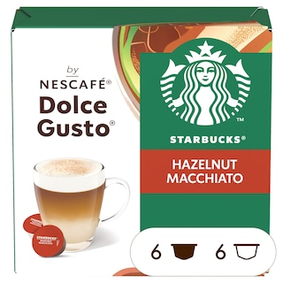 STARBUCKS | Κάψουλες Καφέ Dolce Gusto Hazelnut Macchiato 123g