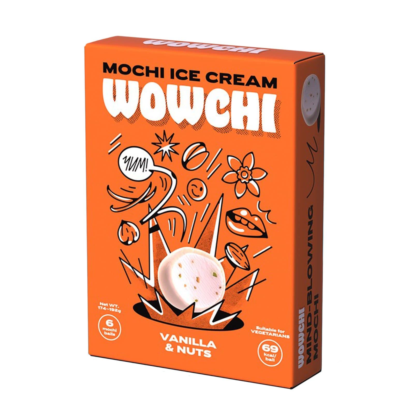 Παγωτό Mochi Vanilla Nuts 174g