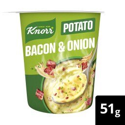KNORR | Potato Snack Pot Μπέικον & Κρεμμύδι 51g