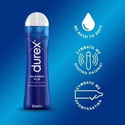 DUREX | Λιπαντικό Τζελ Classic H2O 50ml