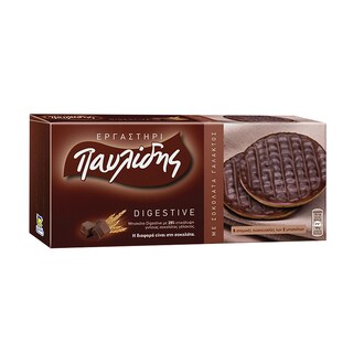 ΠΑΥΛΙΔΗΣ | ΜΠΙΣΚΟΤΑ DIGESTIVE ΜΕ ΕΠΙΚΑΛΥΨΗ ΣΟΚΟΛΑΤΑΣ 200 GR