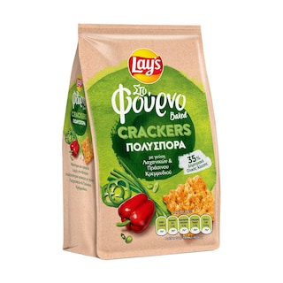 LAYS | Crackers Πολύσπορα με Γεύση Λαχανικών 80g
