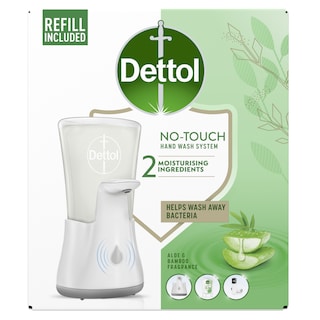 DETTOL | Αυτόματη Συσκευή Αντιβακτηριδιακού Κρεμοσάπουνου Aloe 250ml