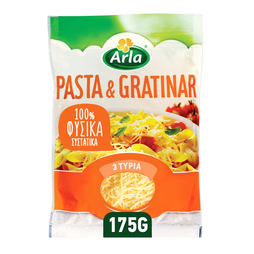 ARLA Mix Τριμμένων Τυριών Pasta & Gratinar 175g