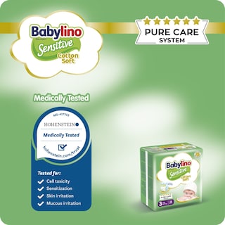 BABYLINO | Πάνες Sensitive Cotton Soft No3 168 Τεμάχια