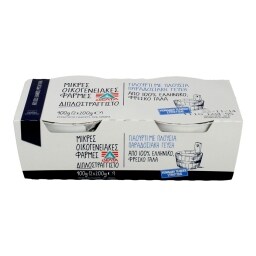 ΜΙΚΡΕΣ ΟΙΚΟΓΕΝΕΙΑΚΕΣ ΦΑΡΜΕΣ | WHITE YOGHURT ΣΤΡΑΓΓΙΣΤΟ 10% ΛΙΠΑΡΑ 2X200GR