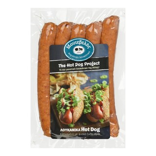 ΜΟΥΤΕΒΕΛΗΣ | Λουκάνικα Hot Dog Καπνιστά 300g