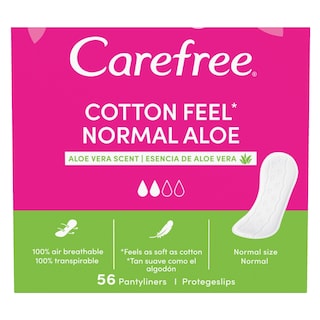 CAREFREE | Σερβιετάκια Cotton Aloe Vera 56 Τεμάχια
