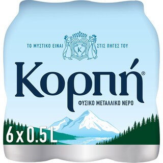 ΚΟΡΠΗ | Νερό Φυσικό Μεταλλικό 6x500ml
